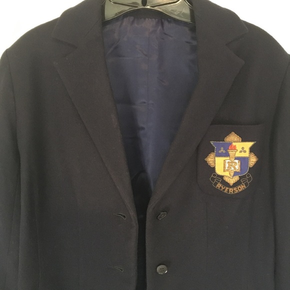 Vintage 50s 60s RYERSON Wool Blazer varsity - Picture 4 of 16